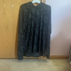 Mens camo thin hoodie